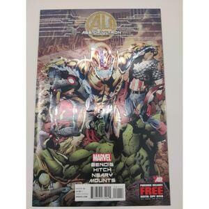 AGE OF ULTRON #1 (2013) BRYAN HITCH FOIL COVER‎ ~ UNREAD NM